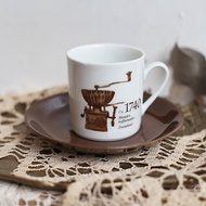 【好日戀物】1740/1875德國vintage雙面磨豆機紀念咖啡杯組