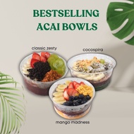 Zesty Acai - Halal Acai Bowl Bundle of 3 [MEDIUM] - Classic Zesty / Mango Madness / CocoSpira