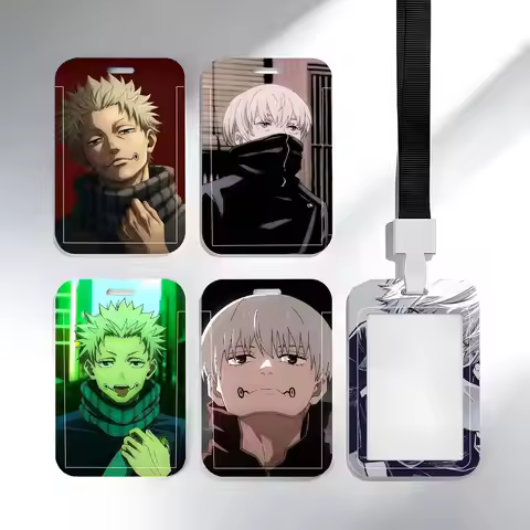 1pc Anime Toge Inumaki ID Card Sleeve School Card Access ID Card Bus Meal Card Protective Sleeve Eas