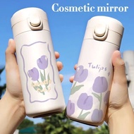 Tulip Style Cute Thermos Cup Girl High-value Mori Series Shock-resistant Student Children Water Cup 