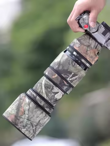 CHASING BIRDS camouflage lens coat for Fujifilm XF 100 400 F4.5-5.6 R LM OIS WR waterproof and rainp