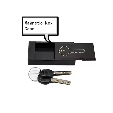 Magnetic Car Key Box Anti-Loss Secret Hidden Key Storage Box Portable Hidden Car Key Tool