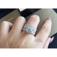 Genuine CZ Diamond Ring Fashion Jewelry Grade Work RS-688