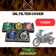 RAPIDO YAMAHA Y15zr Engine Oil Filter Cover Motorcycle Cap Filter Engine Motosikal Cnc Motor Accessories Y15