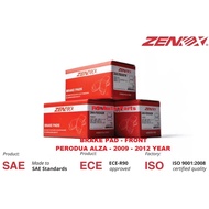 Perodua Alza Front Disc Brake Pad Zenex Brake Pad Front FD6802 Brek Pad Depan Alza Brake Pad Alza 20