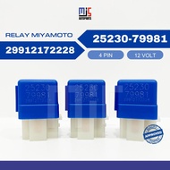 Nissan Relay 4 Pin 12biru MiyamotoVOLT 25230-79981
