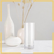 [Perfk] Tall Flower Vase Plant Pot Holder for Dried Flowers Acrylic Cylinder Vase