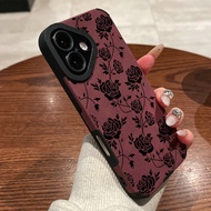Suede Leather Flowers Casing for Xiaomi 11 13T 12T Lite Redmi Note 13 14 12 Pro Plus 12C 15 10 10A 9
