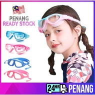 #B13 Kids Big Frame Swimming Goggle Swim Diving Adjustable Waterproof Anti-fog Wide Vision Goggles C