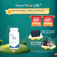 LAC ZinC 15mg ZinC supplement pills (100 pills)