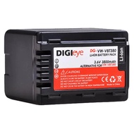 【Bestseller Alert】 3800mah Vw-Vbt380 Vwvbt380 For Panasonic Hc-V800k Hc-Vx1k Hcv510 Hcv520 Hc-V550 H