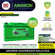 [Professional Replacement] DIN100L | PRO Series | AMARON ULTIMATE Performance | Car Battery | OE Rep