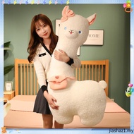 Cute Alpaca Pillow Plushie Doll Cartoon Sheep Animal Soft Comfort Sleep Plush Toy Stuffed Toys Gift