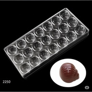2250 - Snail-shaped chocolate bonbon mold