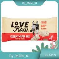 Vegan White Choc Cream Wafer Bar Love Raw 45 G.