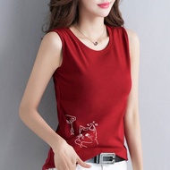 Áo thun 3 lỗ nữ sát nách in hình mèo con cute vải thun cotton co giãn 4 chiều mặc đẹp tôn dáng SN105