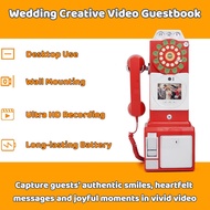 Video & Audio Guest Book Wedding Phone Guestbook Creative Easy to Use & Fun Engagements Anniversarie