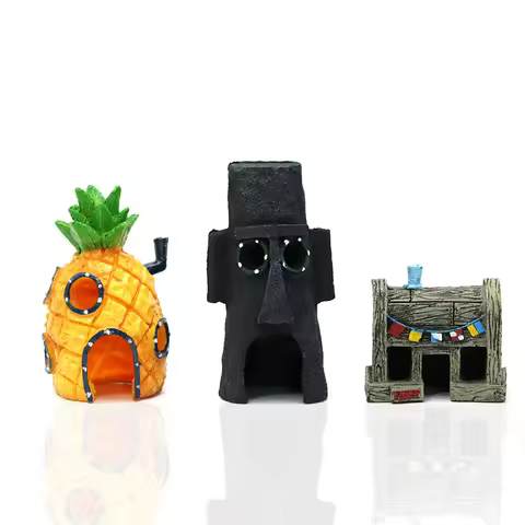 Fish tank Aquarium Decoration Cartoon Fish Tank House Pineapple House Home Accessories Fish tank Lan