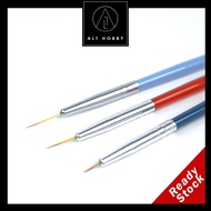 Gunpla Super Fine Thin Nylon brush for detail painting Gundam 3 in 1 Model Kit Tool Gunpla[Ready Sto