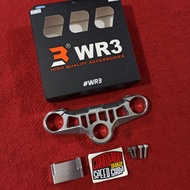 Triangle Handlebar Tripleclamp Triple Clamp WR3 Ninja 150 RR 150RR Silver