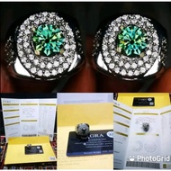 Moisonet Diamond Stone Ring F VVS1 6mm 1ct Hardness 9.25 Top Quality Ring Certificate