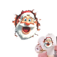 3d Christmas Window/wall/door Sticker Xmas Decorations Santa Claus For Christmas Festival 3 Q5w4