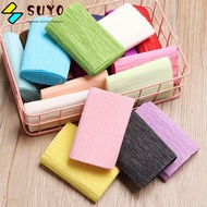 SUYOU 250*10cm Flower Making Wedding Party Decoration Packing Gifts Crepe Paper