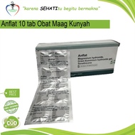 ANFLAT TABLET KUNYAH OBAT MAAG LAMBUNG KEMBUNG