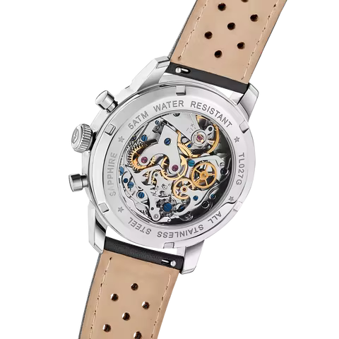 TOPHILL Chronograph Watch Pilot Watch Seagull 1963 Watch ST19 Movement Sapphire Crystal Military Lim