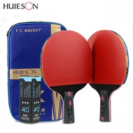 🚚Ready Stock Free Shipping🚚 HUIESON 3/4/5 star Ping Pong Bat Set Professional Ping Pong Table Tennis