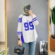 Women's New loose-fitting loose-fitting t-shirt 3158 No. 99 Korean style 49ERS MUSLIMAH SHIRT