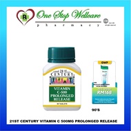 21ST CENTURY VITAMIN C 500MG PELEPASAN BERLANJUTAN / 21ST CENTURY VITAMIN C 500MG PROLONGED RELEASE 
