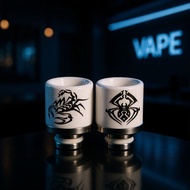 510 Ceramic drip tip 510 Ceramic+Stainless Steel tip Food Grade drip tip 510 drip tip
