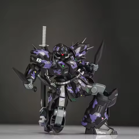 New Hg 1/144 Xingyuanshe Efreet Dark Night Camouflage Assembly Model Kit Mecha Action Figures Decor 