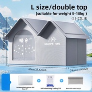 HOT summer small middle Cat dog Ice House Air Conditioning BED Summer Cooling Tool Nest Dog Dog Four