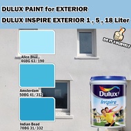 ICI DULUX INSPIRE EXTERIOR PAINT COLLECTION 18 Liter Alice Blue / Amsterdam / Indian Bead