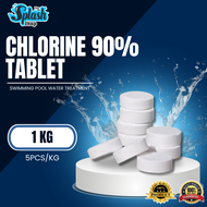 π¦π£πππ¦π - CHLORINE 90% TABLET TCCA FOR SWIMMING POOL (1KG)