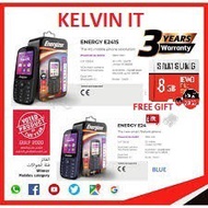 Energizer Energy E241s 4G LTE / E241 3G Keypad Feuture Phone Support Whatsapp Google Maps Youtube Fa