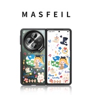 MASFEIL | เคสโทรศัพท์พับได้พร้อมที่วางสำหรับ OPPO Find N3