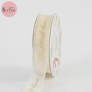 Better Home - Ribbon Motif Organza 25cm Pita Kado Hadiah Hiasan Hampers EMYCF