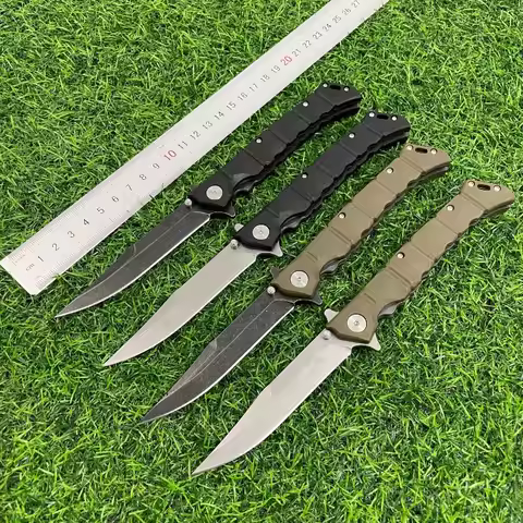 Colds Luzon Quick Open Folding Knife Steel Outdoor Camping Multi functional Survival Fishing Daily C