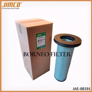 JAE-88191 Jimco Inner Air Filter P613335 AF25963 RS5329 A-71370 SFA4176S 12Y-02-11190 TE19673 502565