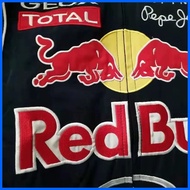 § ◳ ⊕ COD F1 racing suit motorcycle riding suit motorcycle embroidery jacket cotton jacket Red Bull