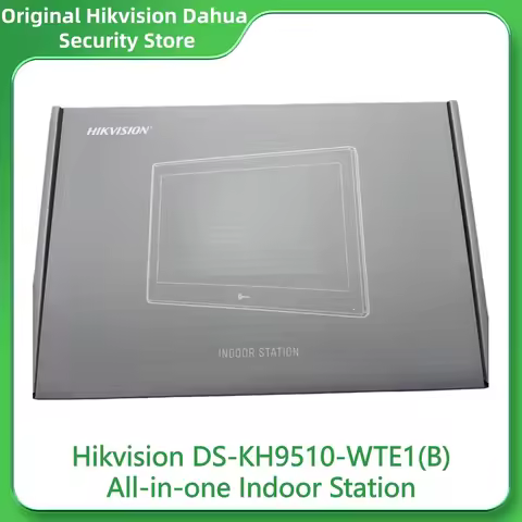 Hikvision DS-KH9510-WTE1(B) All-in-one Indoor Station 10.1-inch Colorful Touch Screen Built-in Andro