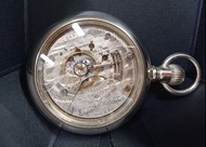 1936 Large Vintage Elgin Pocket Watch in Display Case 1936年大型古董Elgin陀錶透底殼