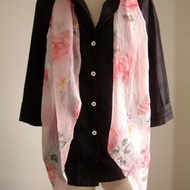 絲巾式背心-粉紅色