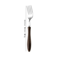 [Durable and practical] MUJI ins Japanese-style chicken wing wood stainless steel knife and fork spo