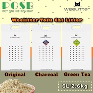 Weelitter Tofu Cat Litter 6L(2.6kg) / Tahu Cat Litter 6L / Tahu Pasir Kucing