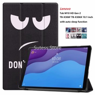 Lenovo Tab M10 HD Gen 2 TB-X306F TB-X306X 10.1 inch Smart Leather Flip Cover Auto sleep Stand Magnetic Tablet Case