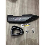 Winner X exhaust cover set with good ABS plastic carbon paint